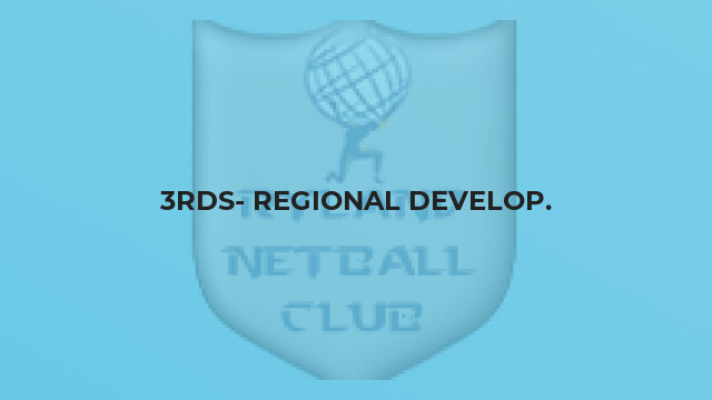 3rds- Regional Develop.
