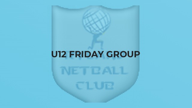 U12 Friday group