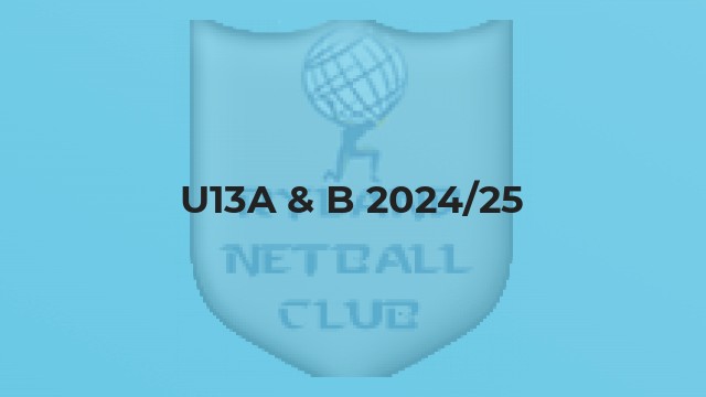 U13A & B 2024/25