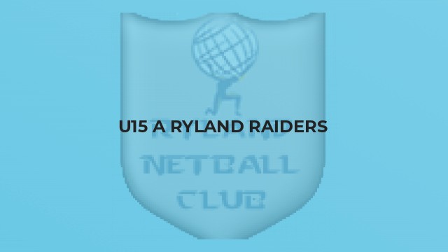 U15 A Ryland Raiders