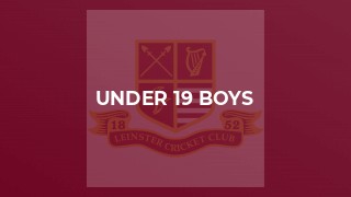 Under 19 Boys