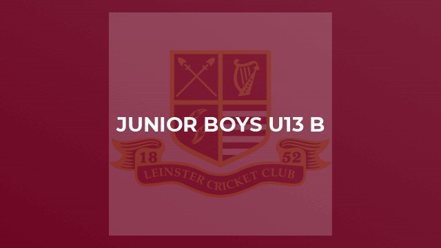 Junior Boys U13 B