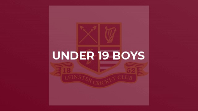 Under 19 Boys