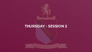 Thursday - Session 2