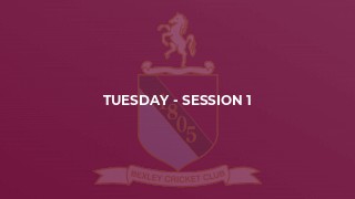 Tuesday - Session 1