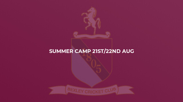 Summer Camp 21st/22nd Aug