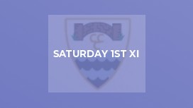 Saturday 1st XI