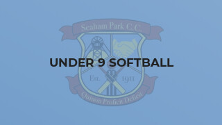Under 9 Softball