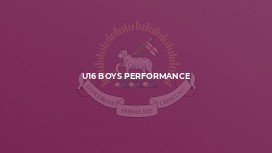 U16 Boys Performance