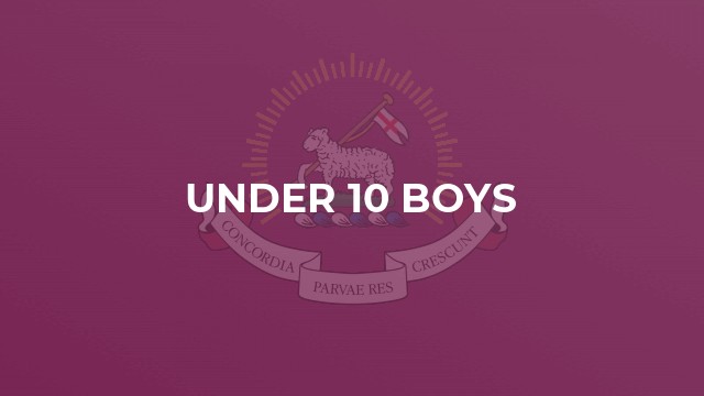 Under 10 Boys