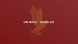 U10 Boys - Years 4/5