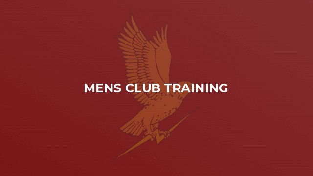 Mens Club Training