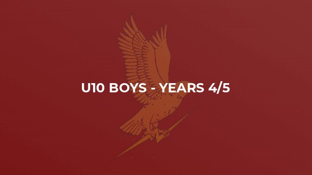 U10 Boys - Years 4/5