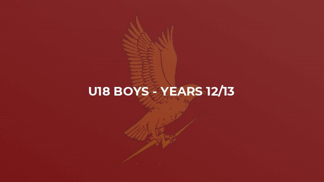 U18 Boys - Years 12/13