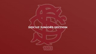Sidcup Juniors Section