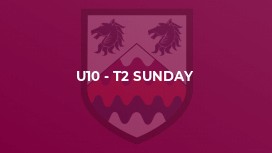 U10 - T2 Sunday