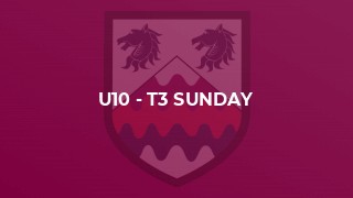 U10 - T3 Sunday