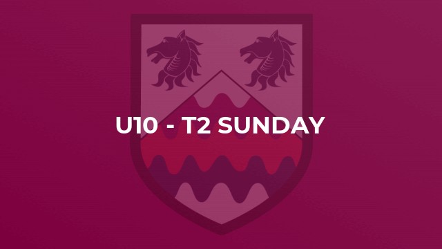 U10 - T2 Sunday