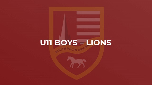 U11 Boys – Lions