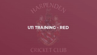 U11 Training - Red
