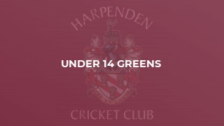 Under 14 Greens