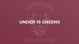Under 15 Greens