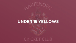 Under 15 Yellows