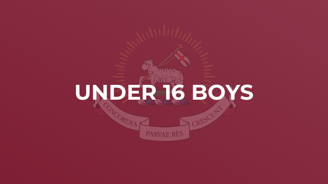 Under 16 Boys