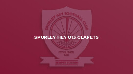 Spurley Hey U13 Clarets