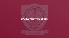 Spurley Hey U10 Blues