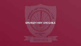 Spurley hey U16 Girls