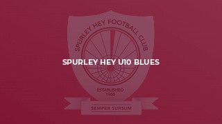 Spurley Hey U10 Blues