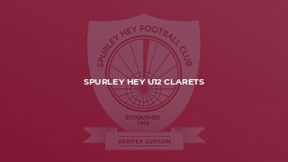 Spurley Hey U12 Clarets