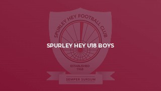 Spurley Hey U18 Boys