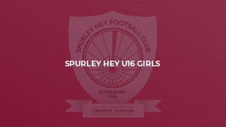 Spurley hey U16 Girls