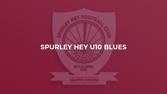 Spurley Hey U10 Blues