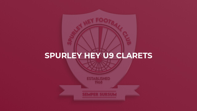 Spurley Hey U9 Clarets