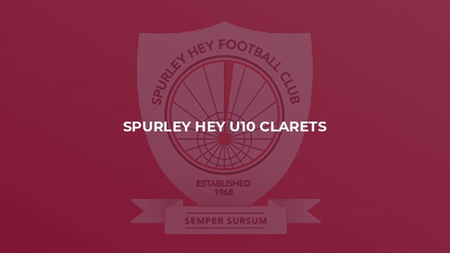 Spurley Hey U10 Clarets