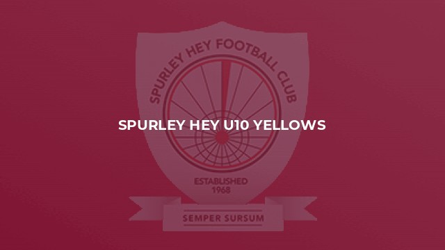 Spurley Hey U10 Yellows