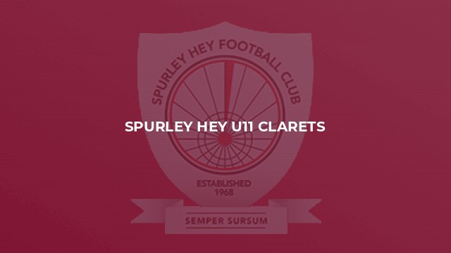 Spurley Hey U11 Clarets