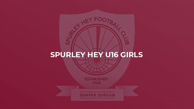 Spurley Hey U16 Girls