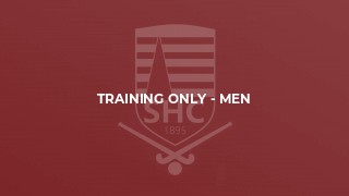 Training Only - Men