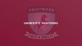 Under 11’s  Panthers