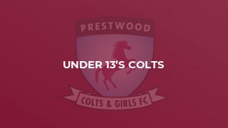 Under 13’s colts