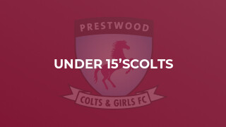 Under 15’sColts