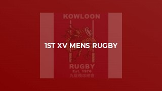 1st XV Mens Rugby