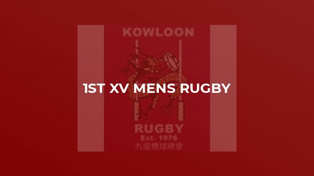 1st XV Mens Rugby