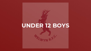 Under 12 Boys