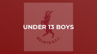 Under 13 Boys