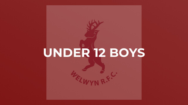 Under 12 Boys
